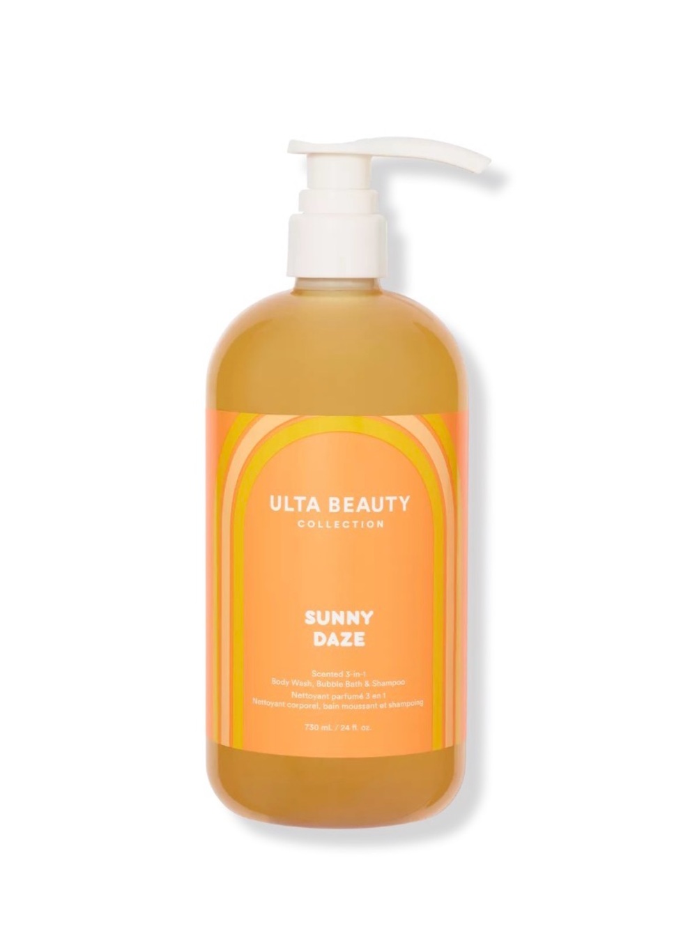 Ulta Beauty Sunny Daze Scented 3-in-1 Body Wash, Bubble Bath & Shampoo